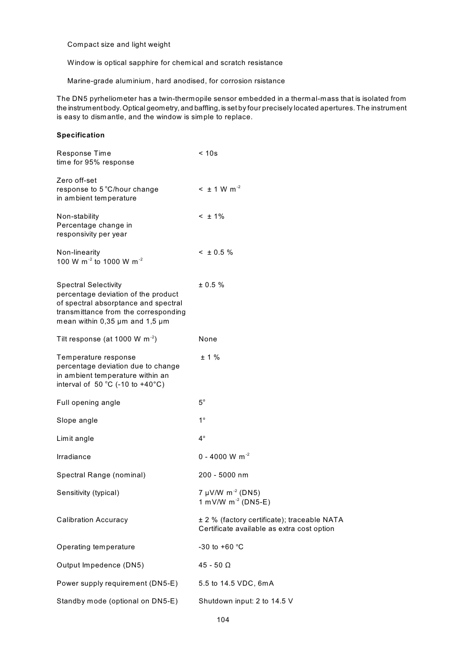 Kipp&Zonen BSRN Scientific Solar Monitoring System User Manual | Page 116 / 188