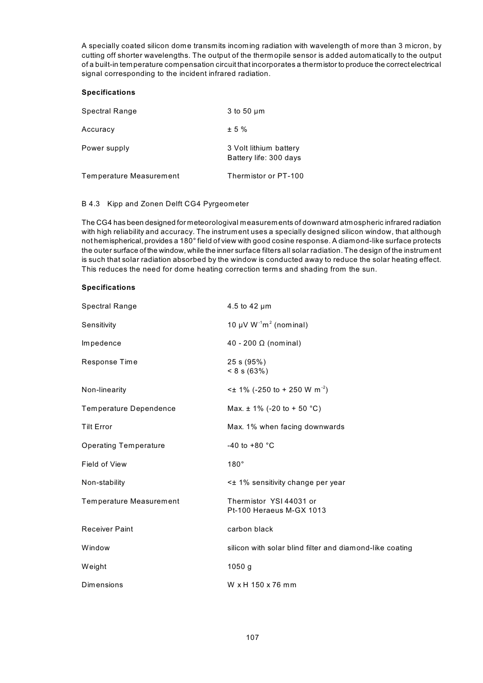 Kipp&Zonen BSRN Scientific Solar Monitoring System User Manual | Page 119 / 188