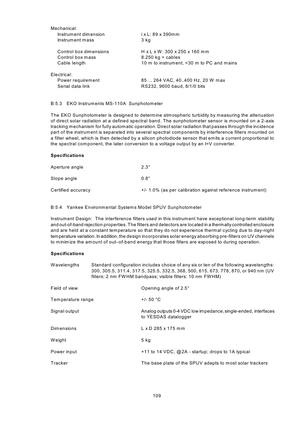 Kipp&Zonen BSRN Scientific Solar Monitoring System User Manual | Page 121 / 188