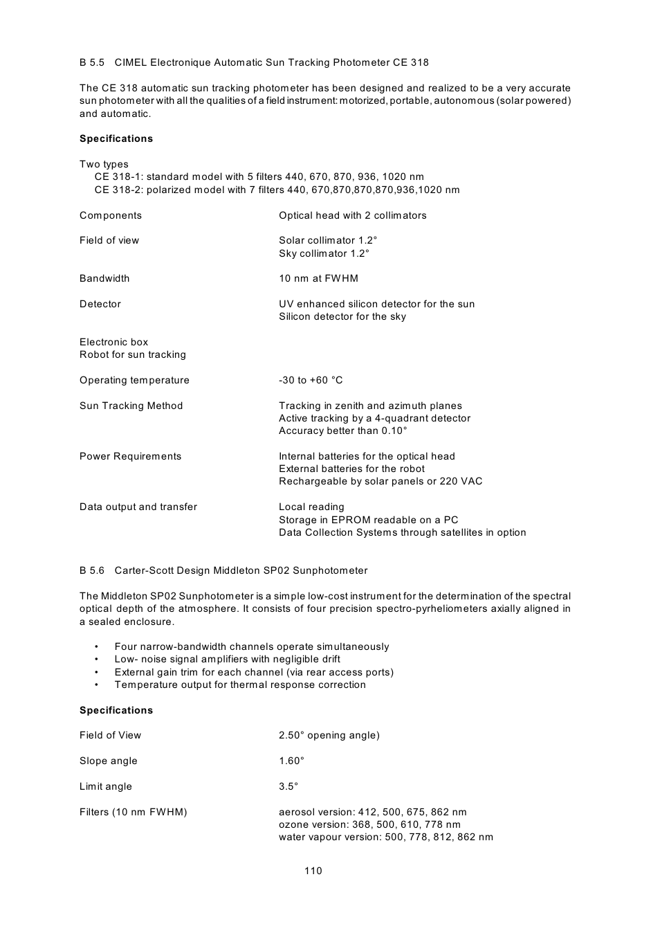 Kipp&Zonen BSRN Scientific Solar Monitoring System User Manual | Page 122 / 188