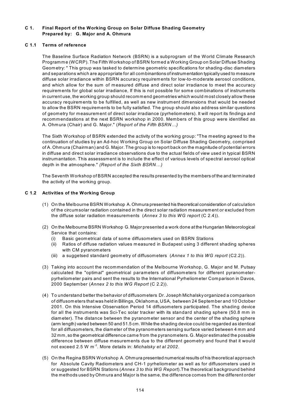 Kipp&Zonen BSRN Scientific Solar Monitoring System User Manual | Page 126 / 188