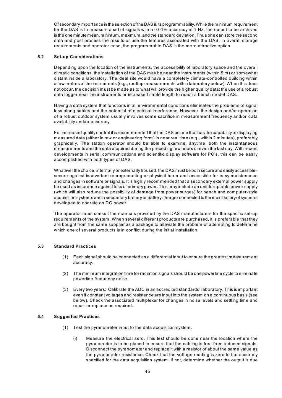 Kipp&Zonen BSRN Scientific Solar Monitoring System User Manual | Page 57 / 188