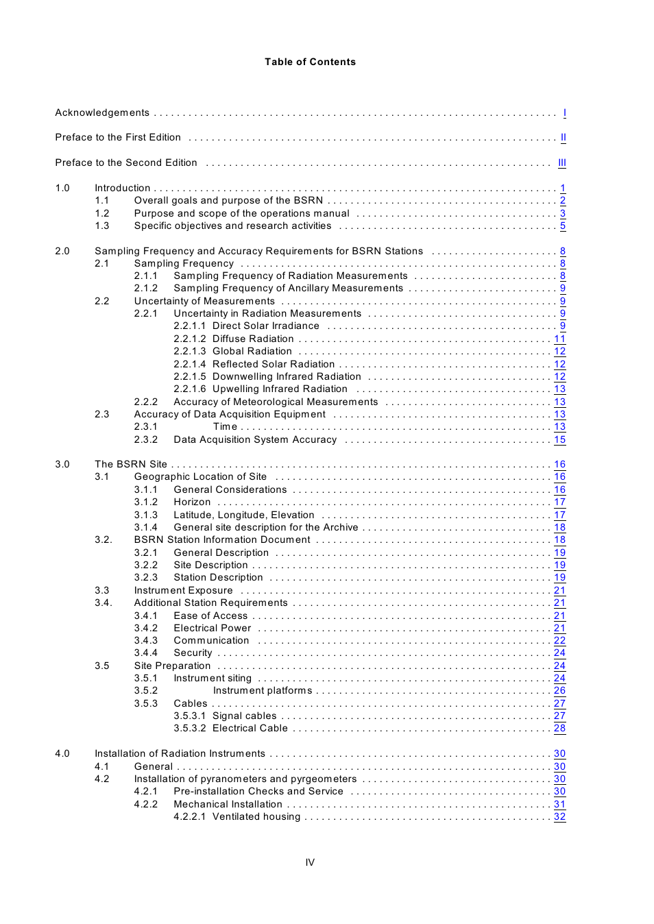 Kipp&Zonen BSRN Scientific Solar Monitoring System User Manual | Page 6 / 188