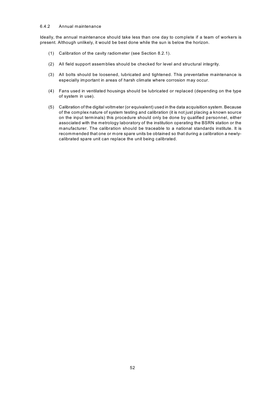 Kipp&Zonen BSRN Scientific Solar Monitoring System User Manual | Page 64 / 188