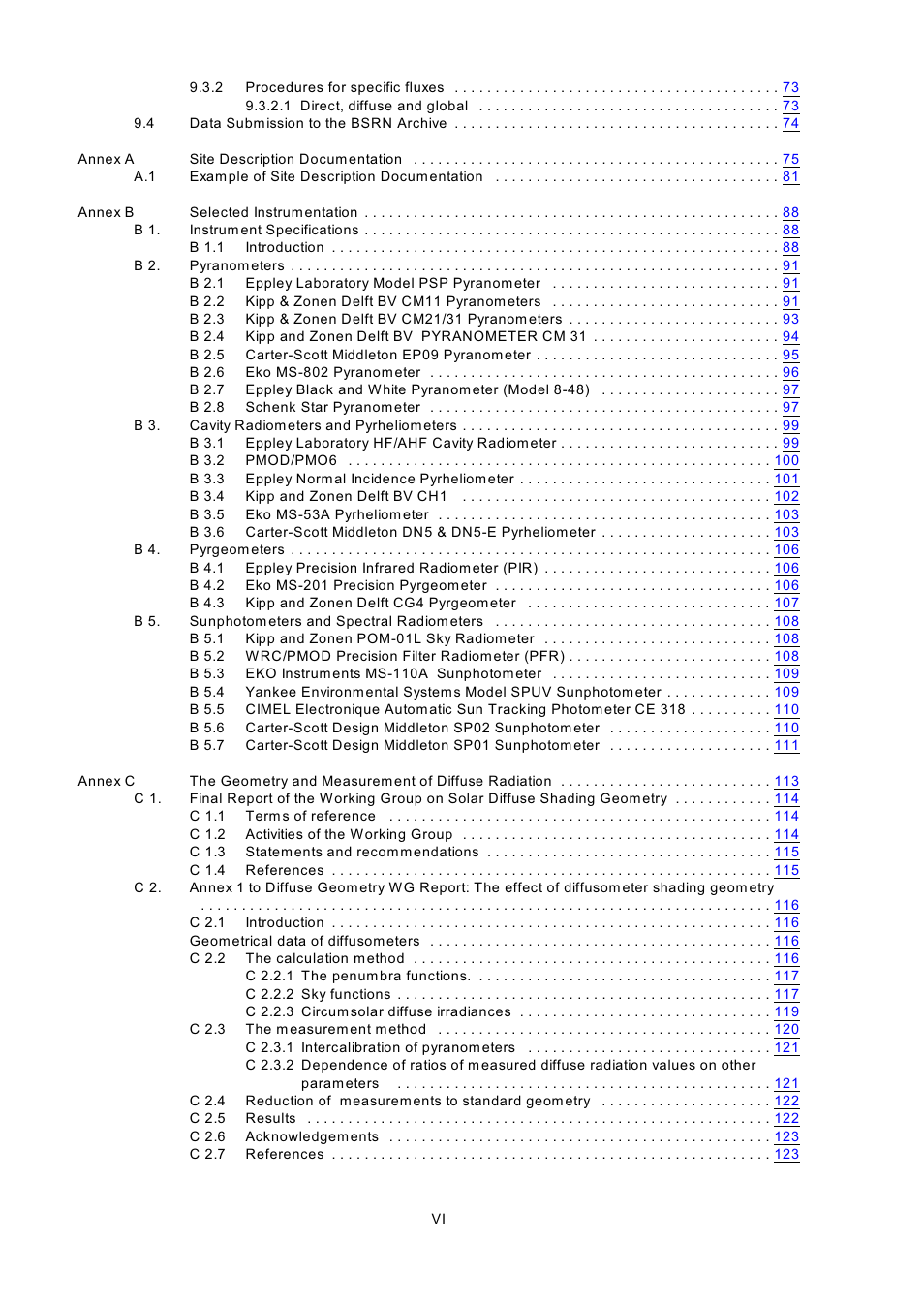 Kipp&Zonen BSRN Scientific Solar Monitoring System User Manual | Page 8 / 188