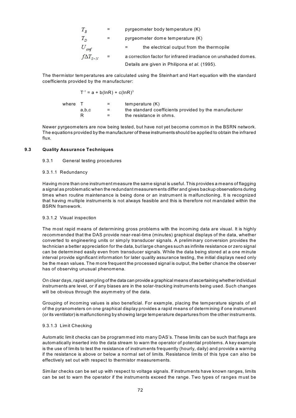 Kipp&Zonen BSRN Scientific Solar Monitoring System User Manual | Page 84 / 188