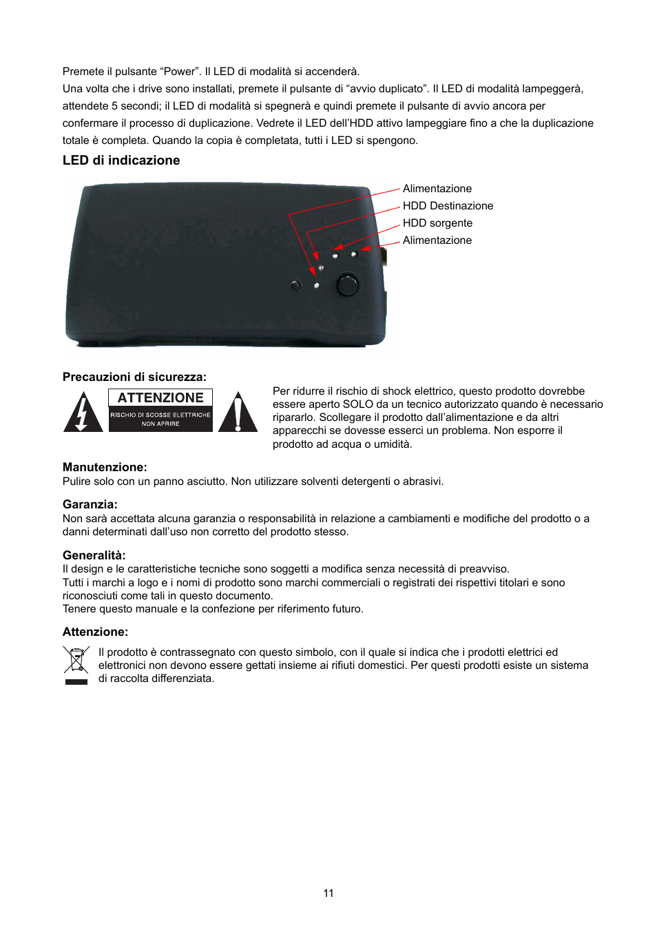 Konig Electronic S-ata HDD copy station User Manual | Page 11 / 30