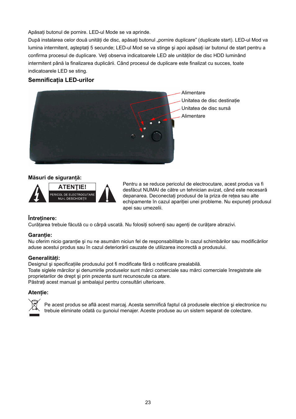 Konig Electronic S-ata HDD copy station User Manual | Page 23 / 30
