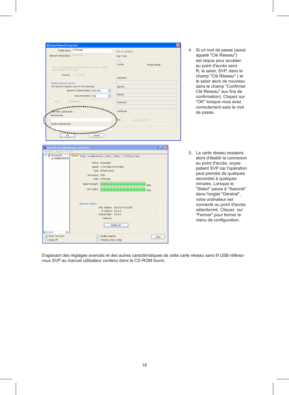 Konig Electronic Wireless LAN USB 2.0 dongle 150 Mbps User Manual | Page 18 / 86