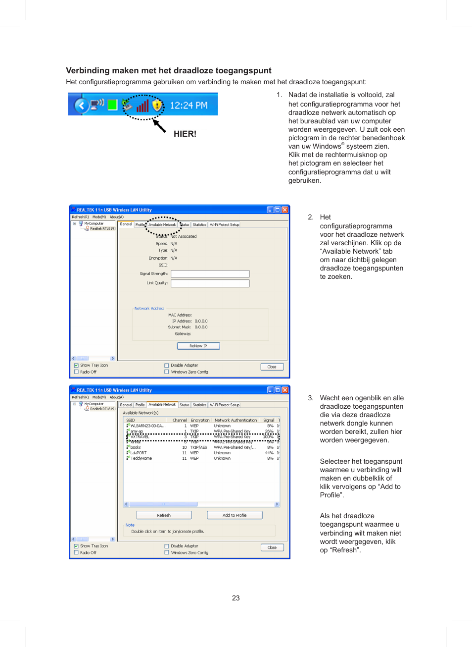 Konig Electronic Wireless LAN USB 2.0 dongle 150 Mbps User Manual | Page 23 / 86