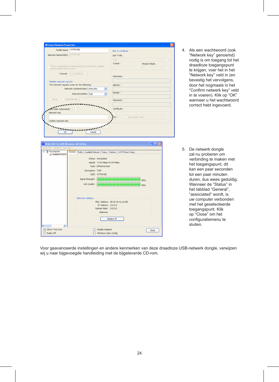 Konig Electronic Wireless LAN USB 2.0 dongle 150 Mbps User Manual | Page 24 / 86