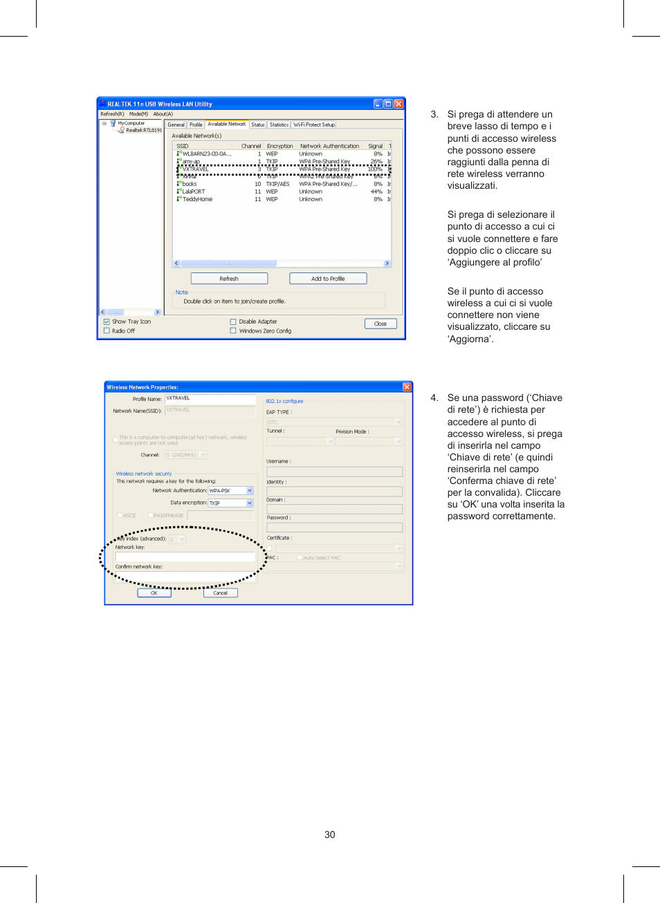 Konig Electronic Wireless LAN USB 2.0 dongle 150 Mbps User Manual | Page 30 / 86