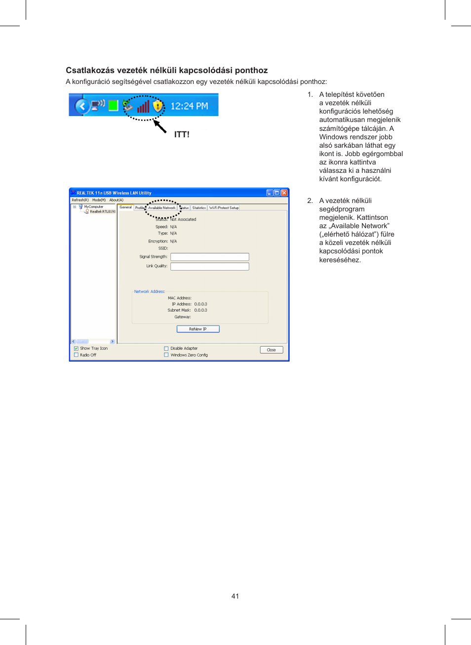 Konig Electronic Wireless LAN USB 2.0 dongle 150 Mbps User Manual | Page 41 / 86