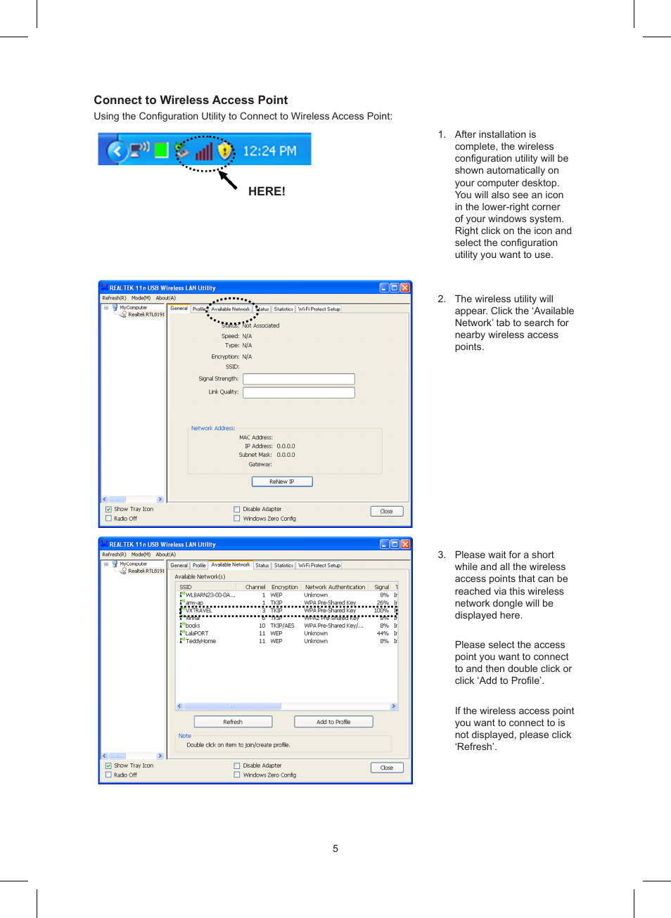Konig Electronic Wireless LAN USB 2.0 dongle 150 Mbps User Manual | Page 5 / 86