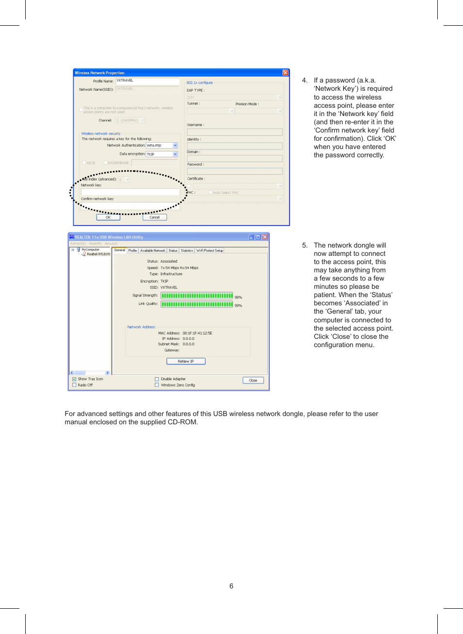 Konig Electronic Wireless LAN USB 2.0 dongle 150 Mbps User Manual | Page 6 / 86