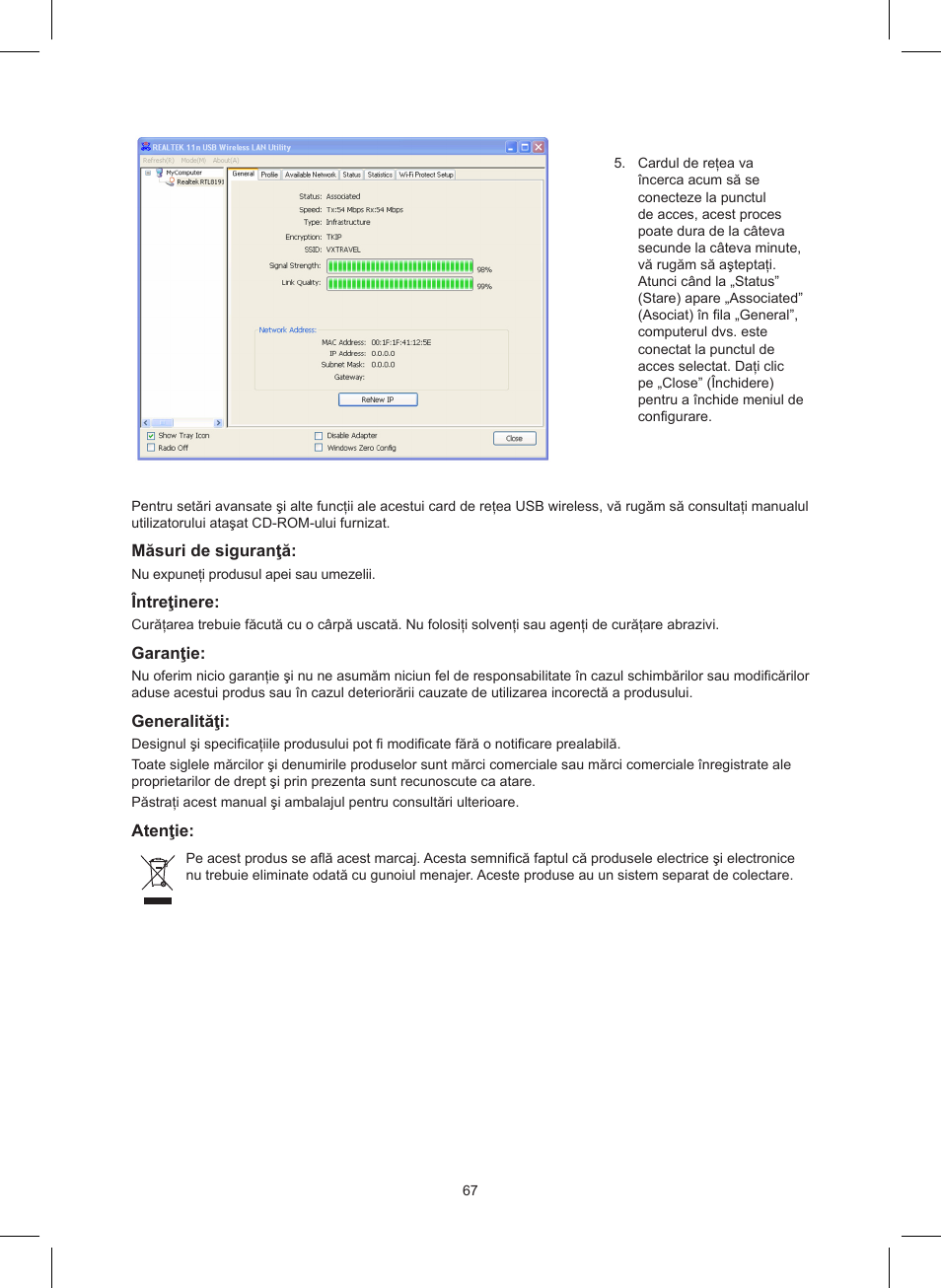 Konig Electronic Wireless LAN USB 2.0 dongle 150 Mbps User Manual | Page 67 / 86
