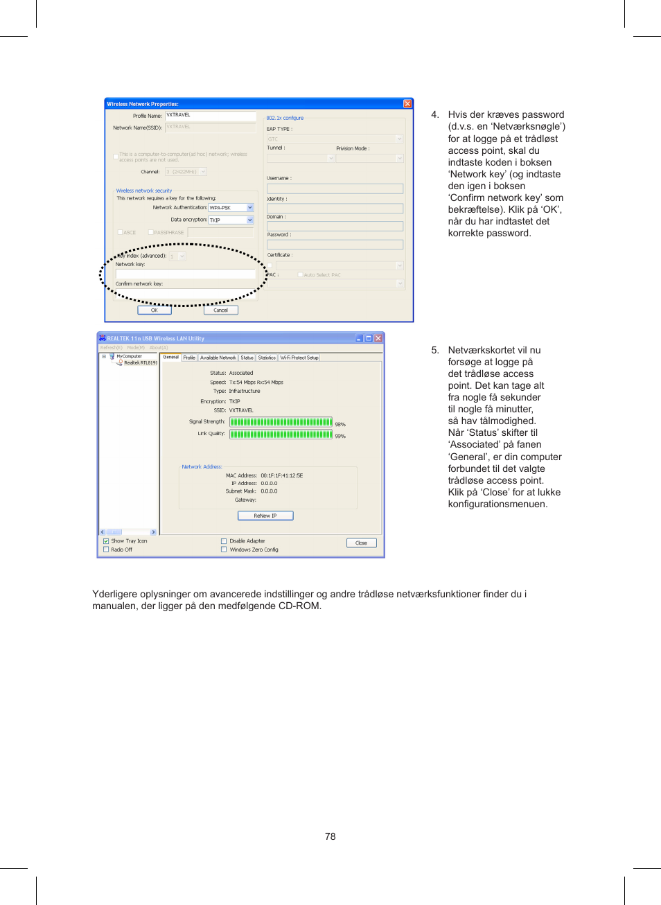Konig Electronic Wireless LAN USB 2.0 dongle 150 Mbps User Manual | Page 78 / 86
