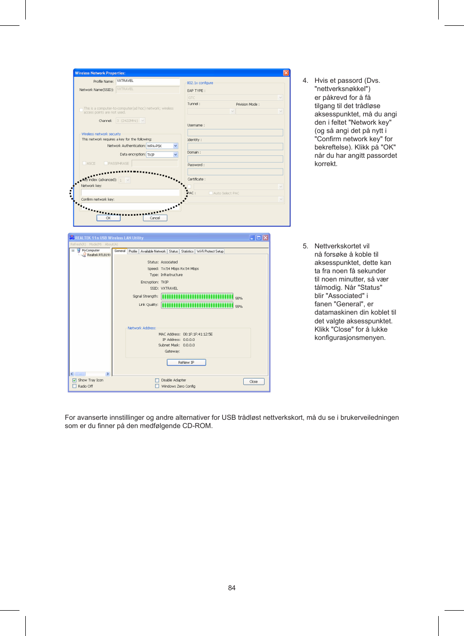 Konig Electronic Wireless LAN USB 2.0 dongle 150 Mbps User Manual | Page 84 / 86