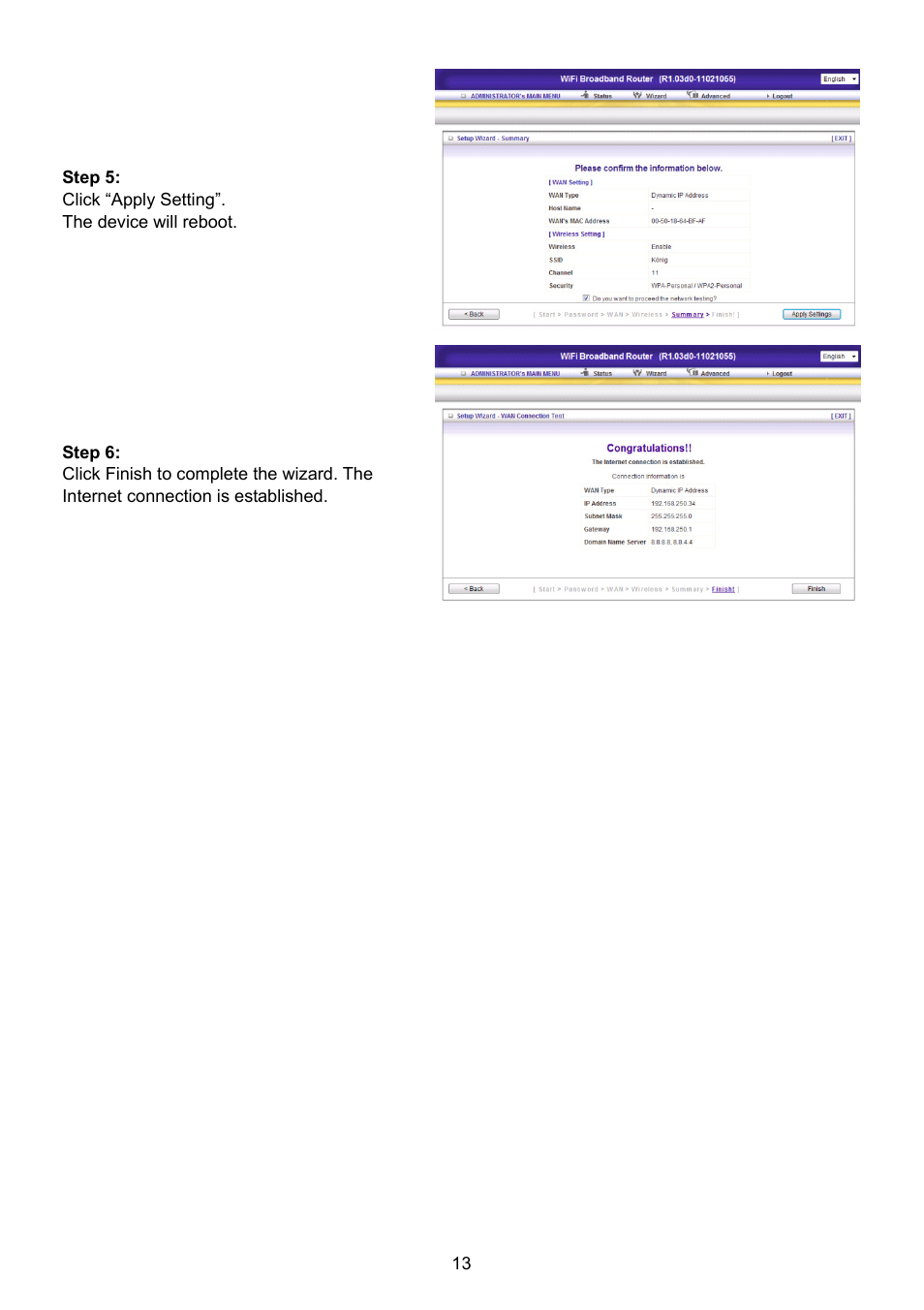 Konig Electronic WLAN router 300 Mbps User Manual | Page 13 / 722