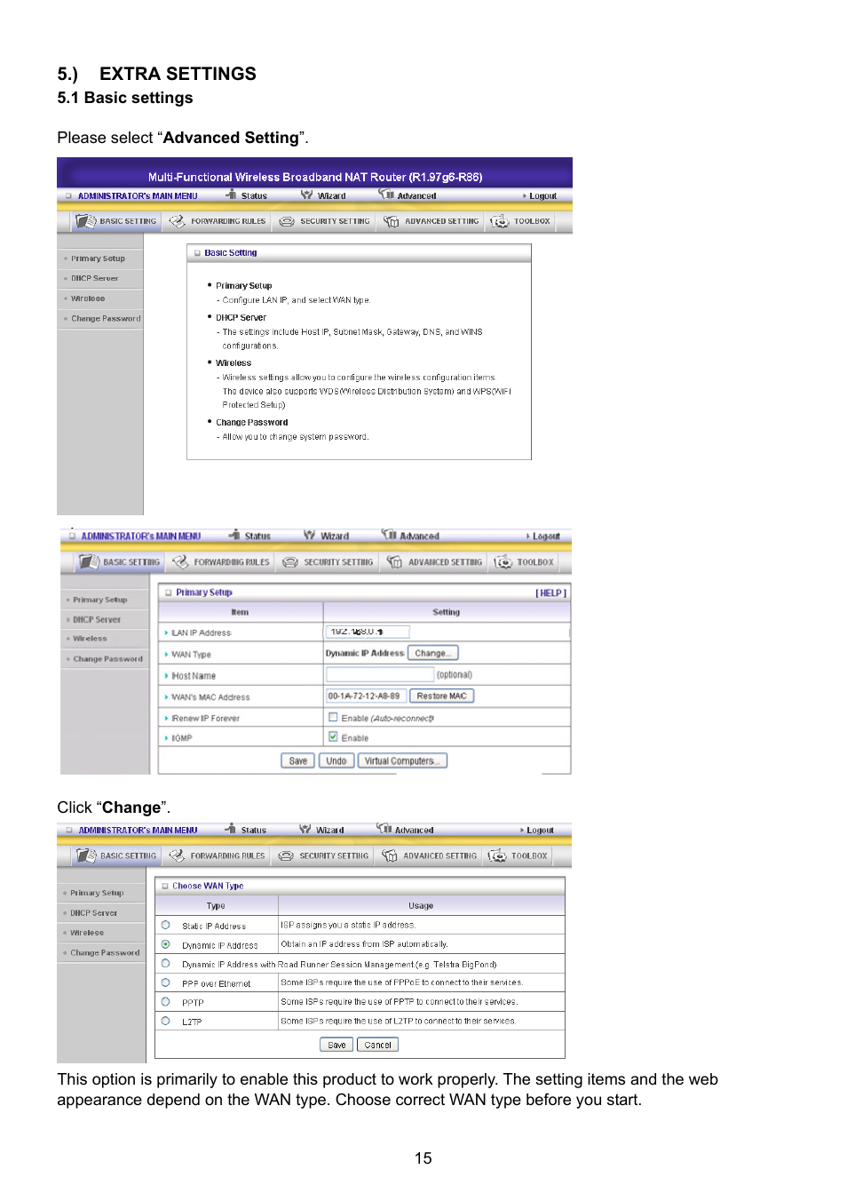 Konig Electronic WLAN router 300 Mbps User Manual | Page 15 / 722