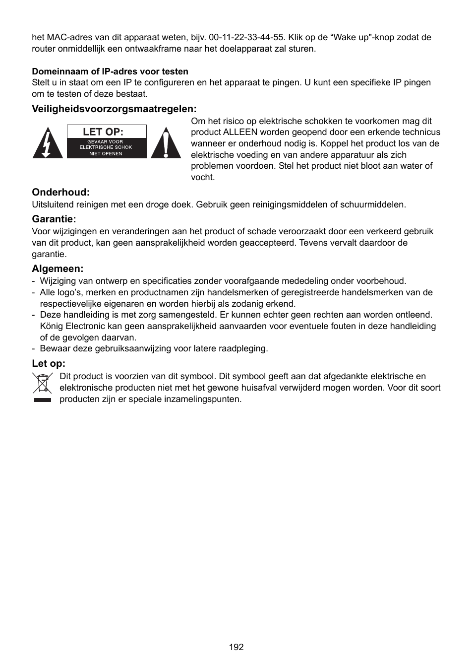 Konig Electronic WLAN router 300 Mbps User Manual | Page 192 / 722