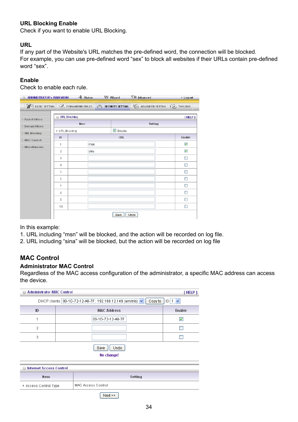 Konig Electronic WLAN router 300 Mbps User Manual | Page 34 / 722