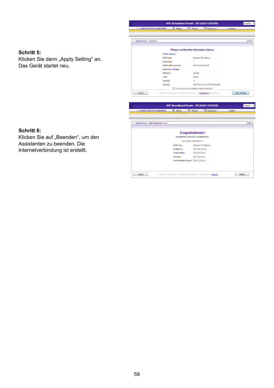Konig Electronic WLAN router 300 Mbps User Manual | Page 59 / 722