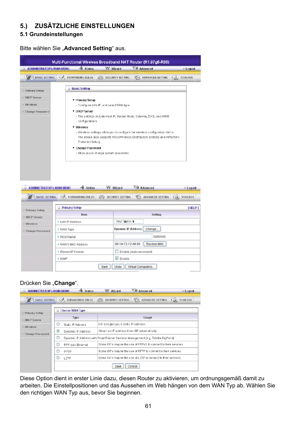 Konig Electronic WLAN router 300 Mbps User Manual | Page 61 / 722