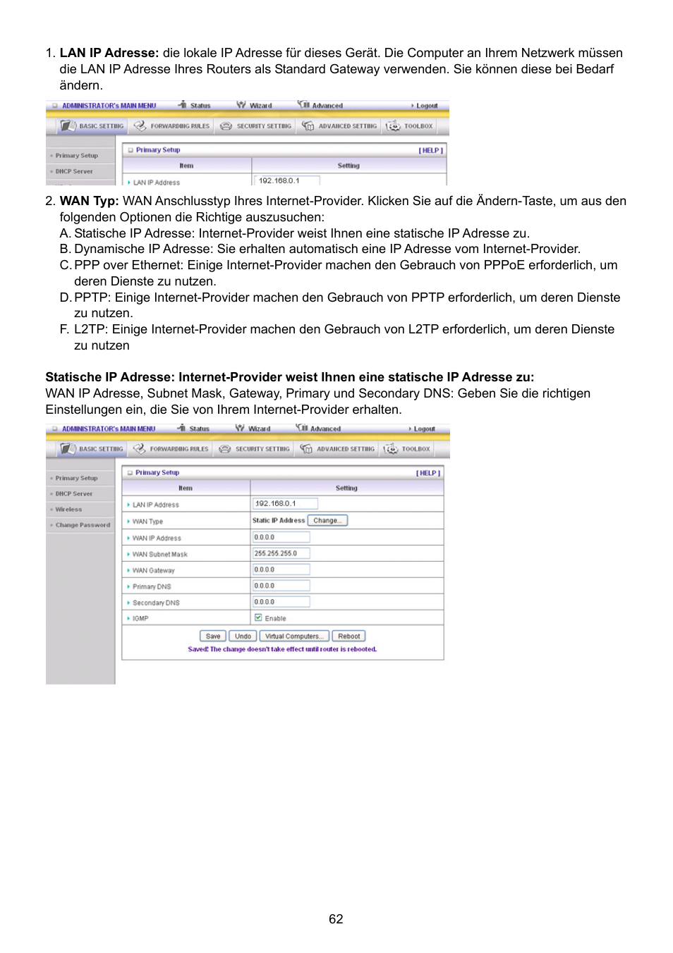Konig Electronic WLAN router 300 Mbps User Manual | Page 62 / 722