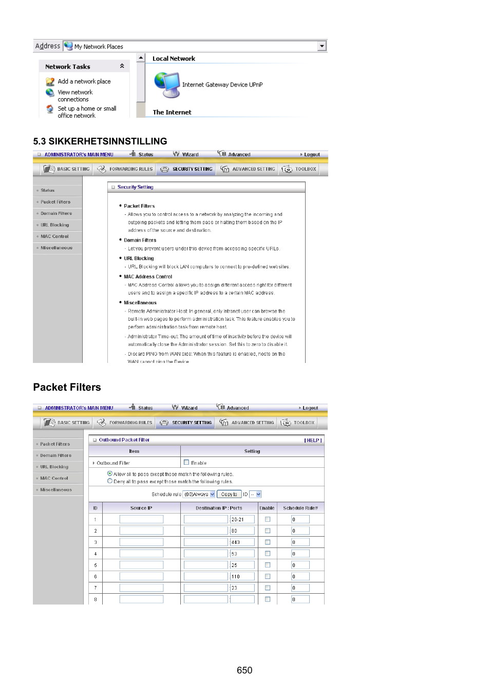 Konig Electronic WLAN router 300 Mbps User Manual | Page 650 / 722