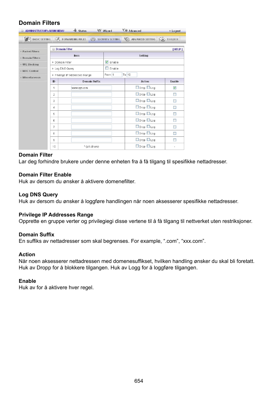 Konig Electronic WLAN router 300 Mbps User Manual | Page 654 / 722