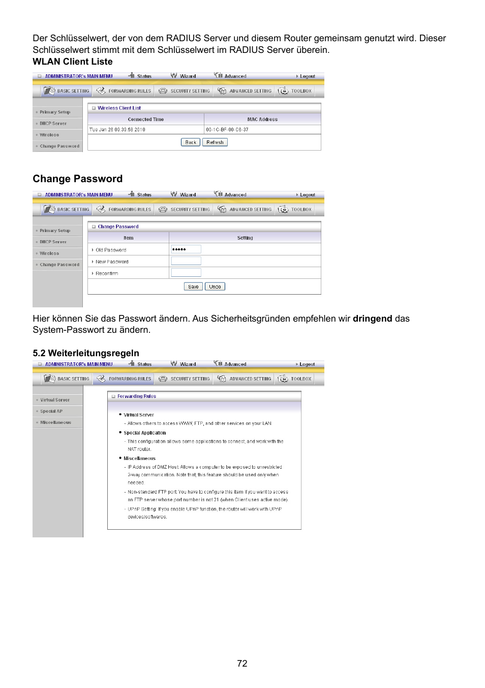 Konig Electronic WLAN router 300 Mbps User Manual | Page 72 / 722