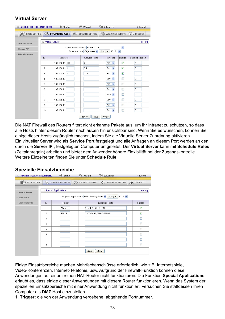 Konig Electronic WLAN router 300 Mbps User Manual | Page 73 / 722