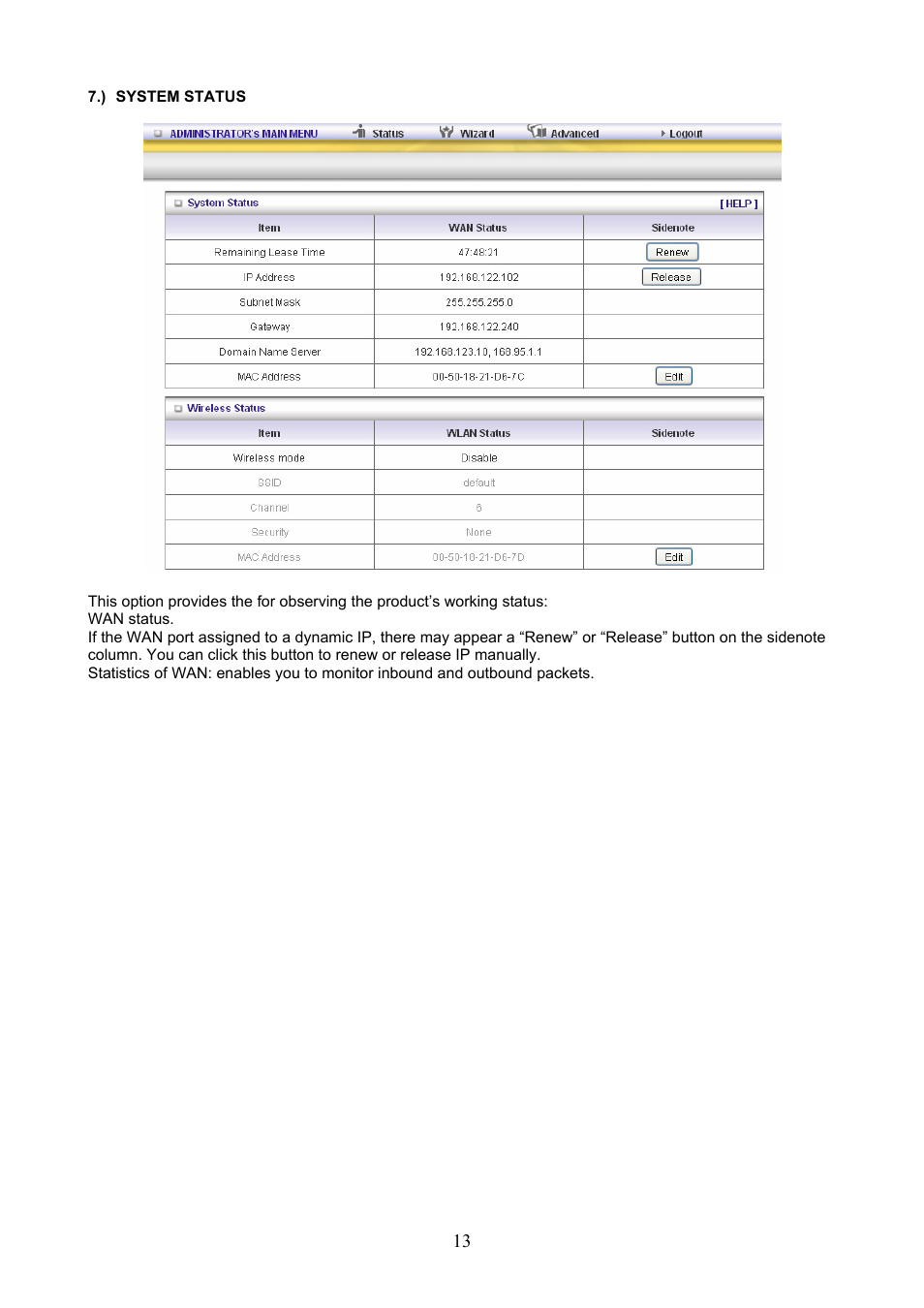 Konig Electronic WLAN router 300 Mbps User Manual | Page 13 / 56