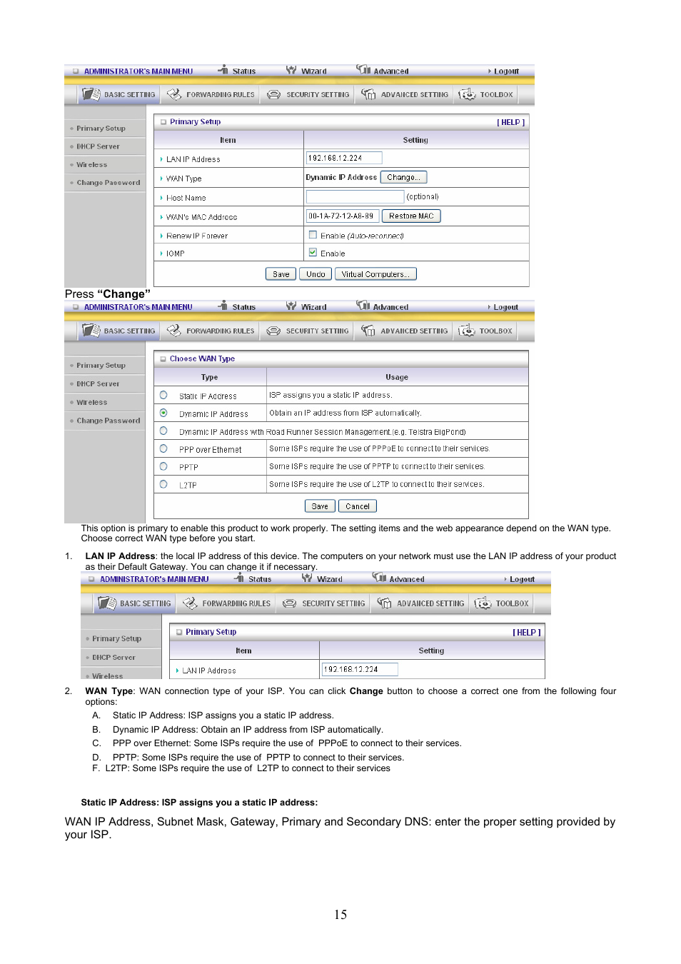 Konig Electronic WLAN router 300 Mbps User Manual | Page 15 / 56