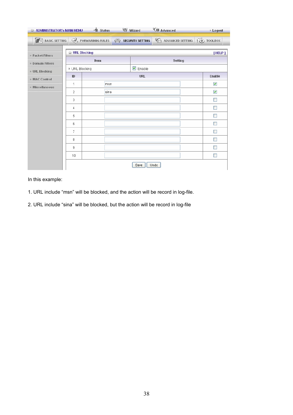 Konig Electronic WLAN router 300 Mbps User Manual | Page 38 / 56