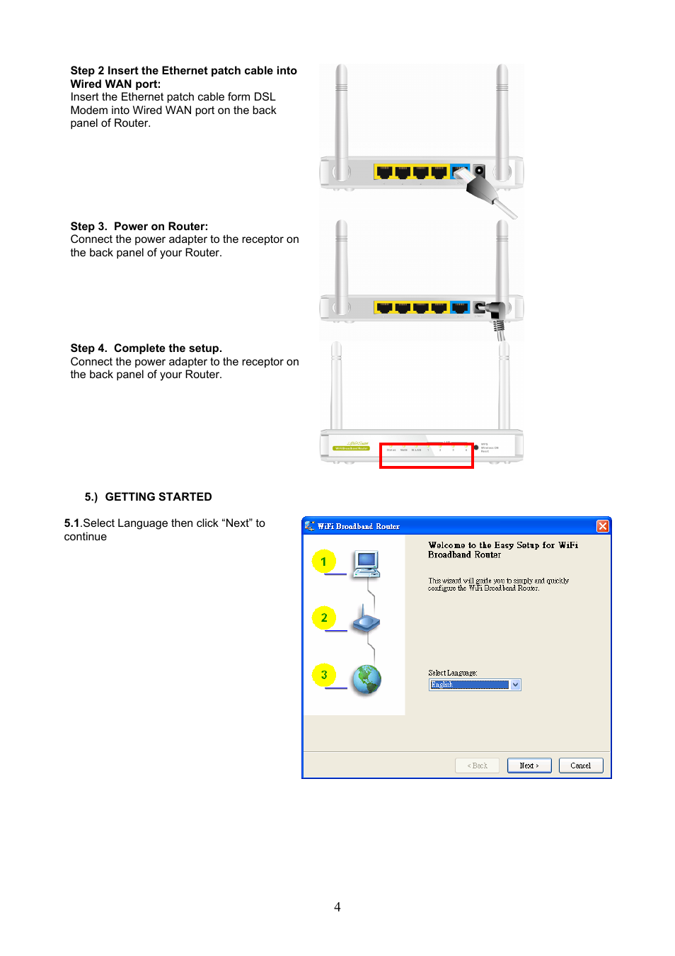 Konig Electronic WLAN router 300 Mbps User Manual | Page 4 / 56