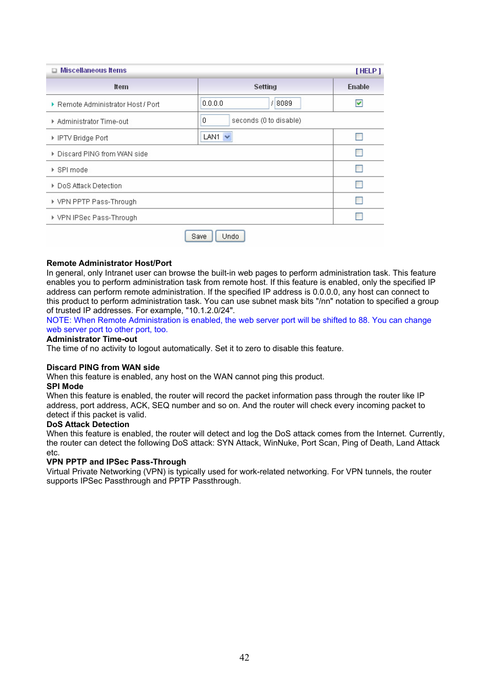 5 miscellaneous items | Konig Electronic WLAN router 300 Mbps User Manual | Page 42 / 56