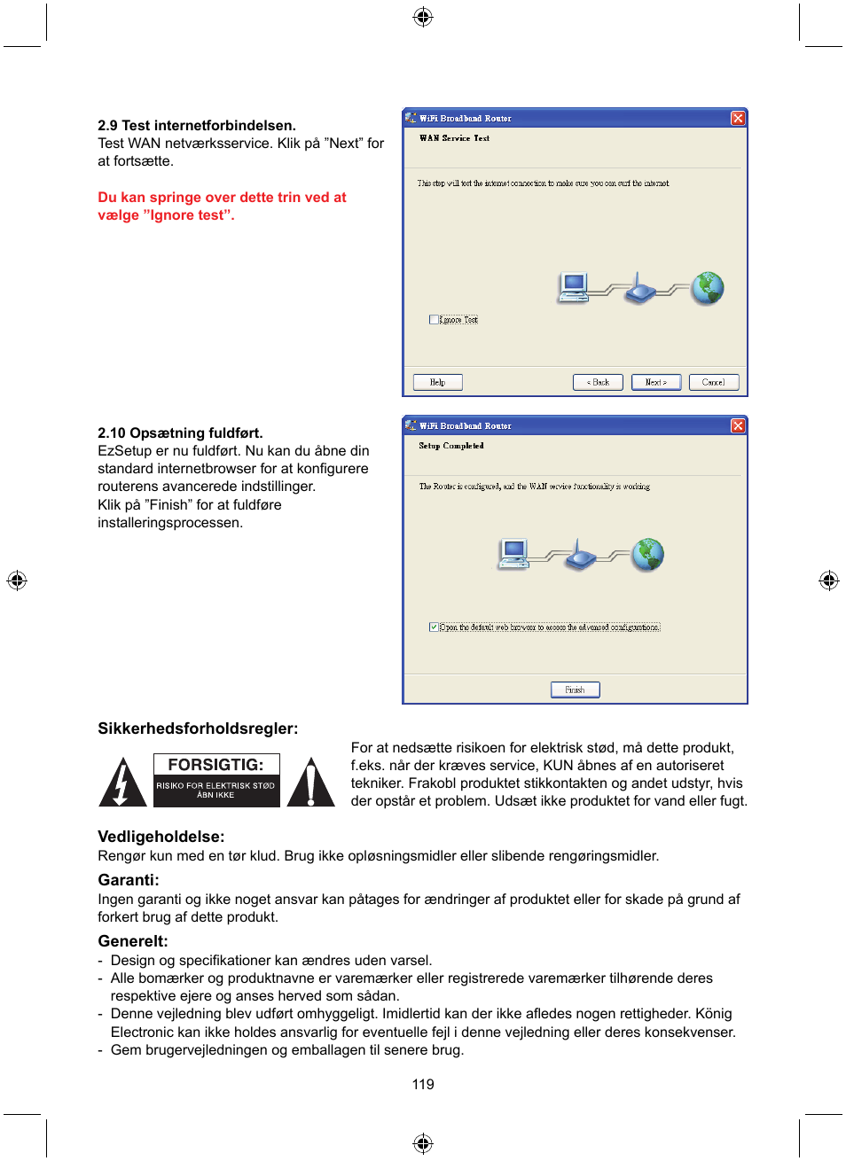 Konig Electronic WLAN router 300 Mbps User Manual | Page 119 / 140