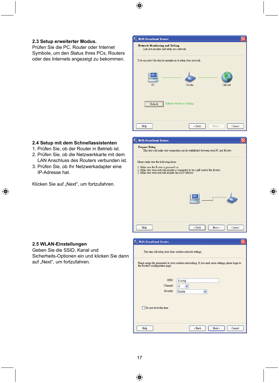 Konig Electronic WLAN router 300 Mbps User Manual | Page 17 / 140