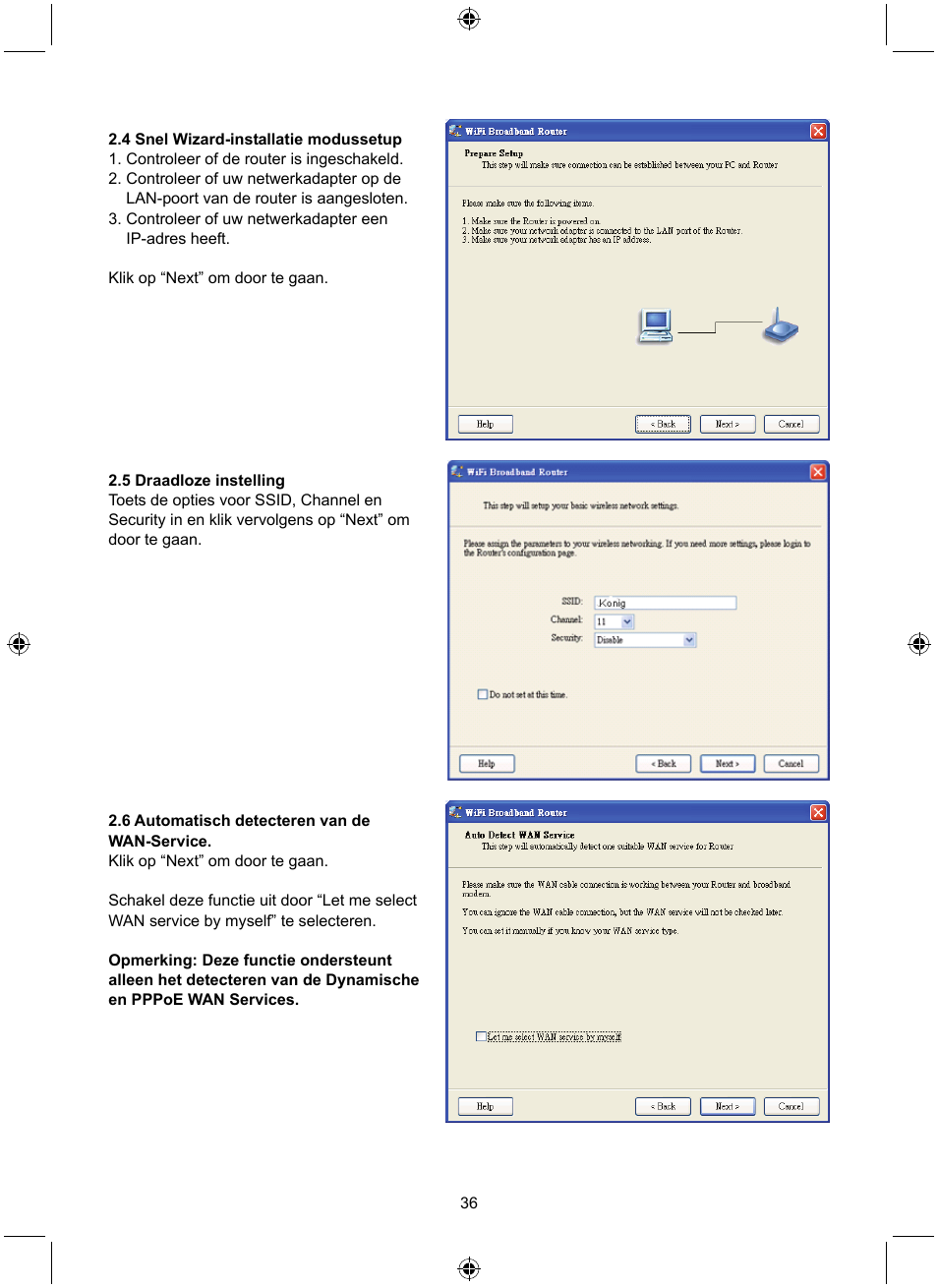 Konig Electronic WLAN router 300 Mbps User Manual | Page 36 / 140