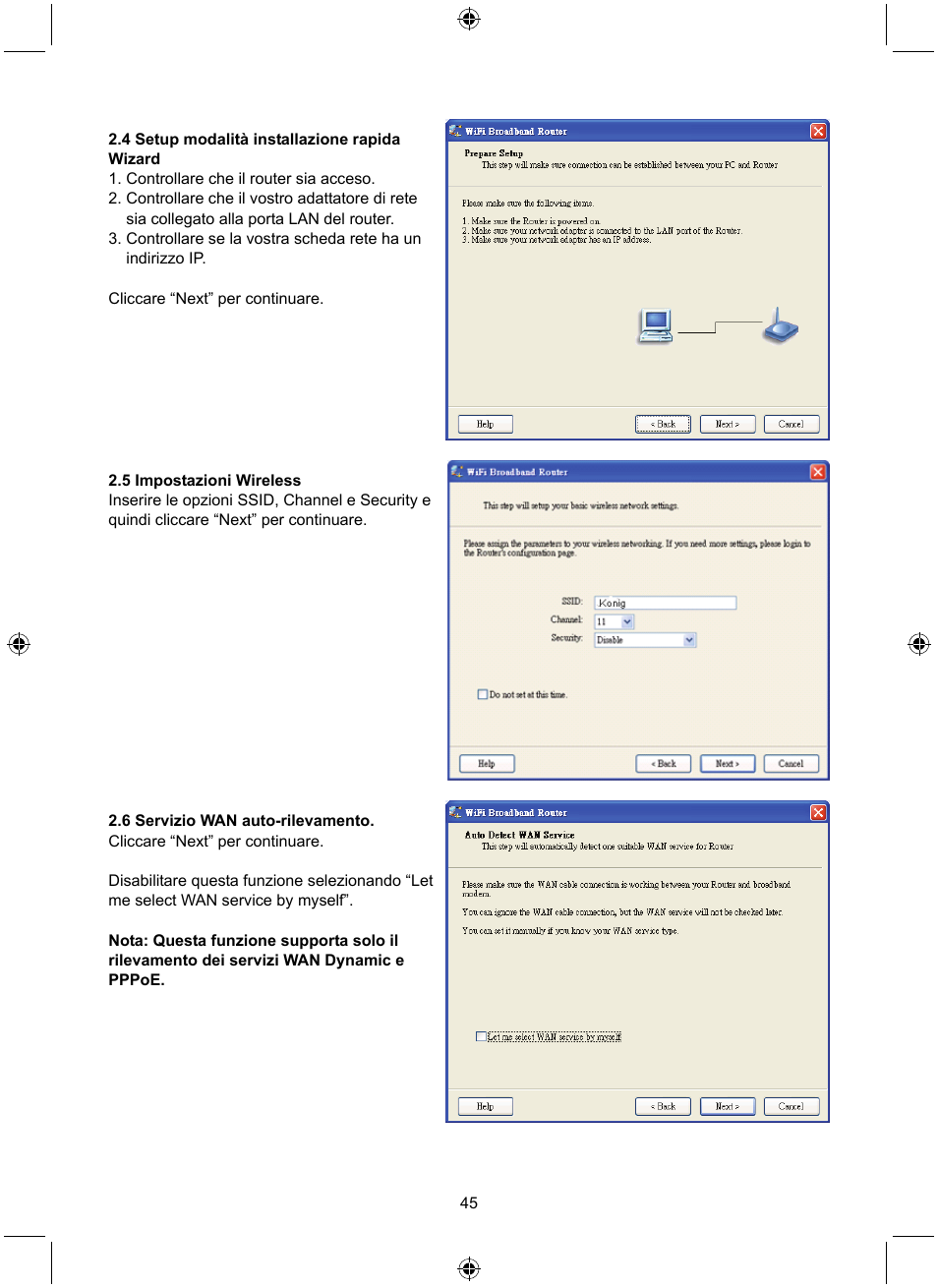 Konig Electronic WLAN router 300 Mbps User Manual | Page 45 / 140