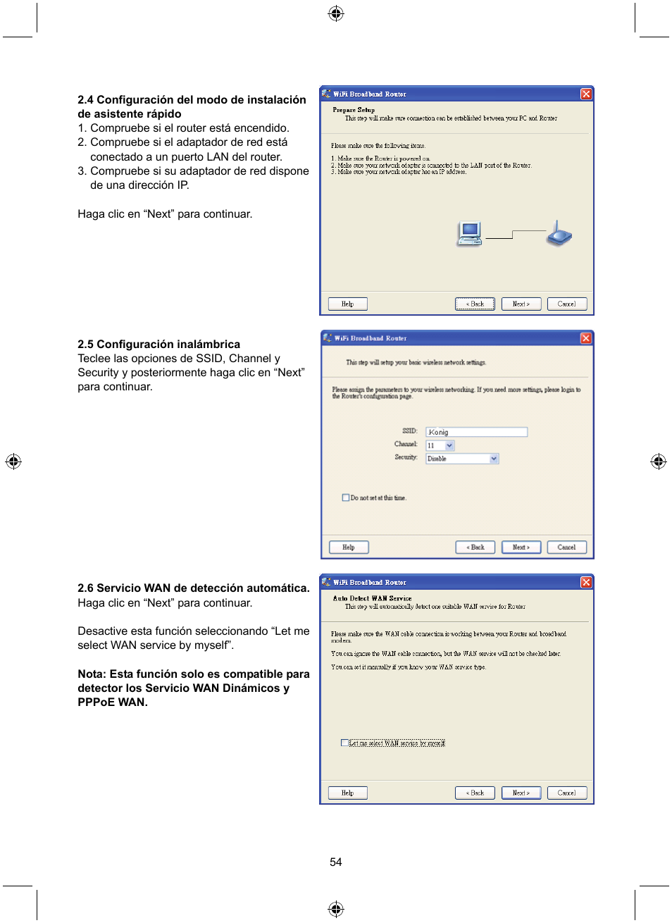 Konig Electronic WLAN router 300 Mbps User Manual | Page 54 / 140