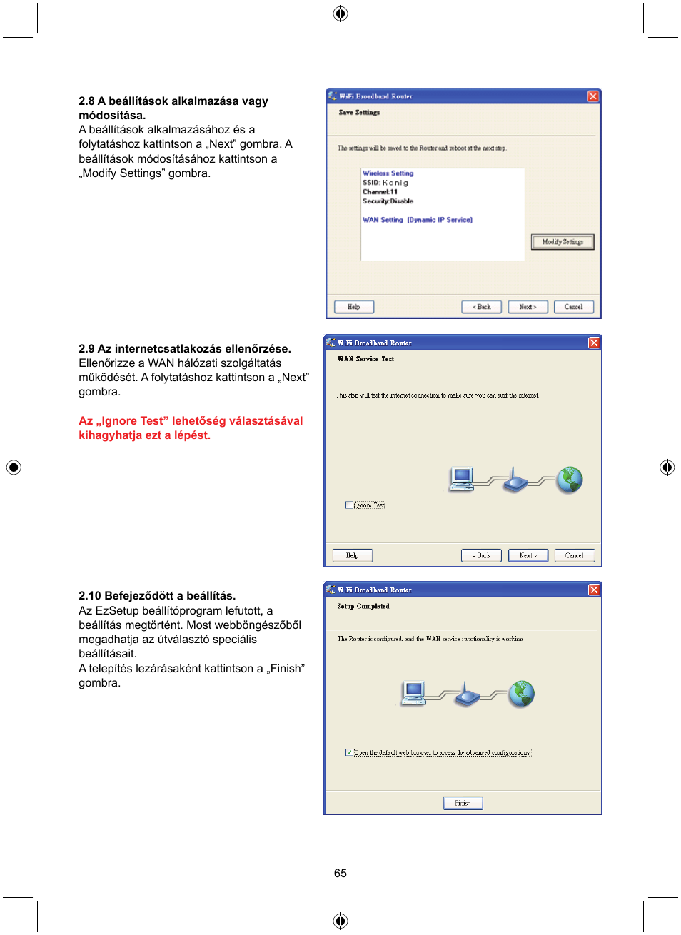 Konig Electronic WLAN router 300 Mbps User Manual | Page 65 / 140