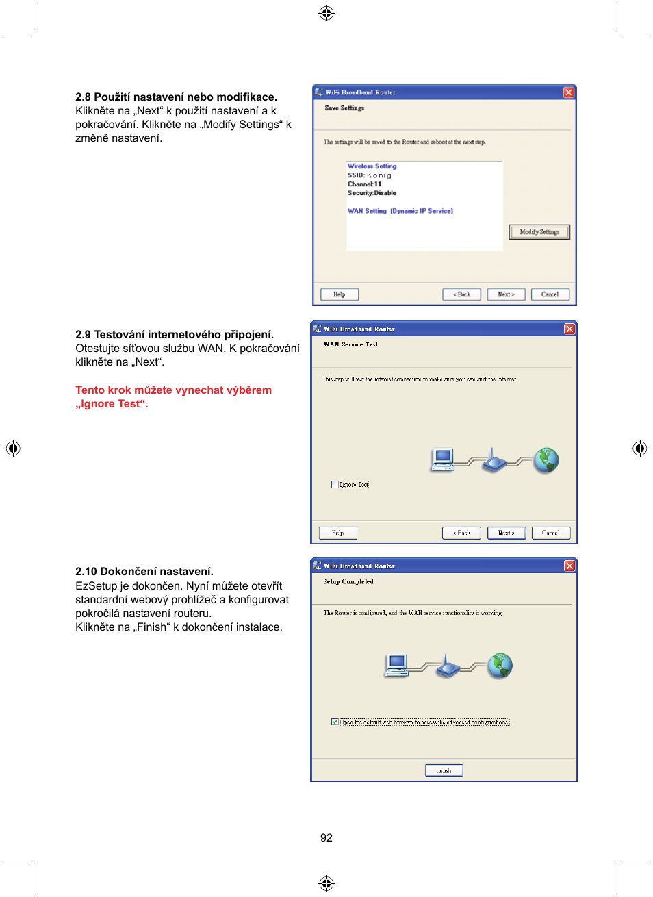 Konig Electronic WLAN router 300 Mbps User Manual | Page 92 / 140