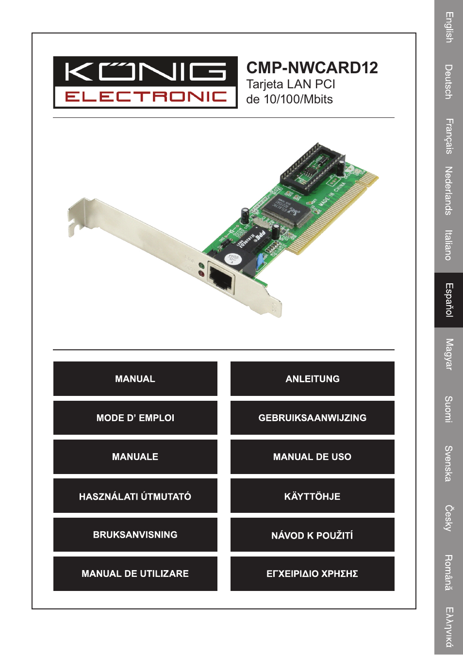 Cmp-nwcard12 | Konig Electronic PCI network card 10/100 Mbps User Manual | Page 21 / 48