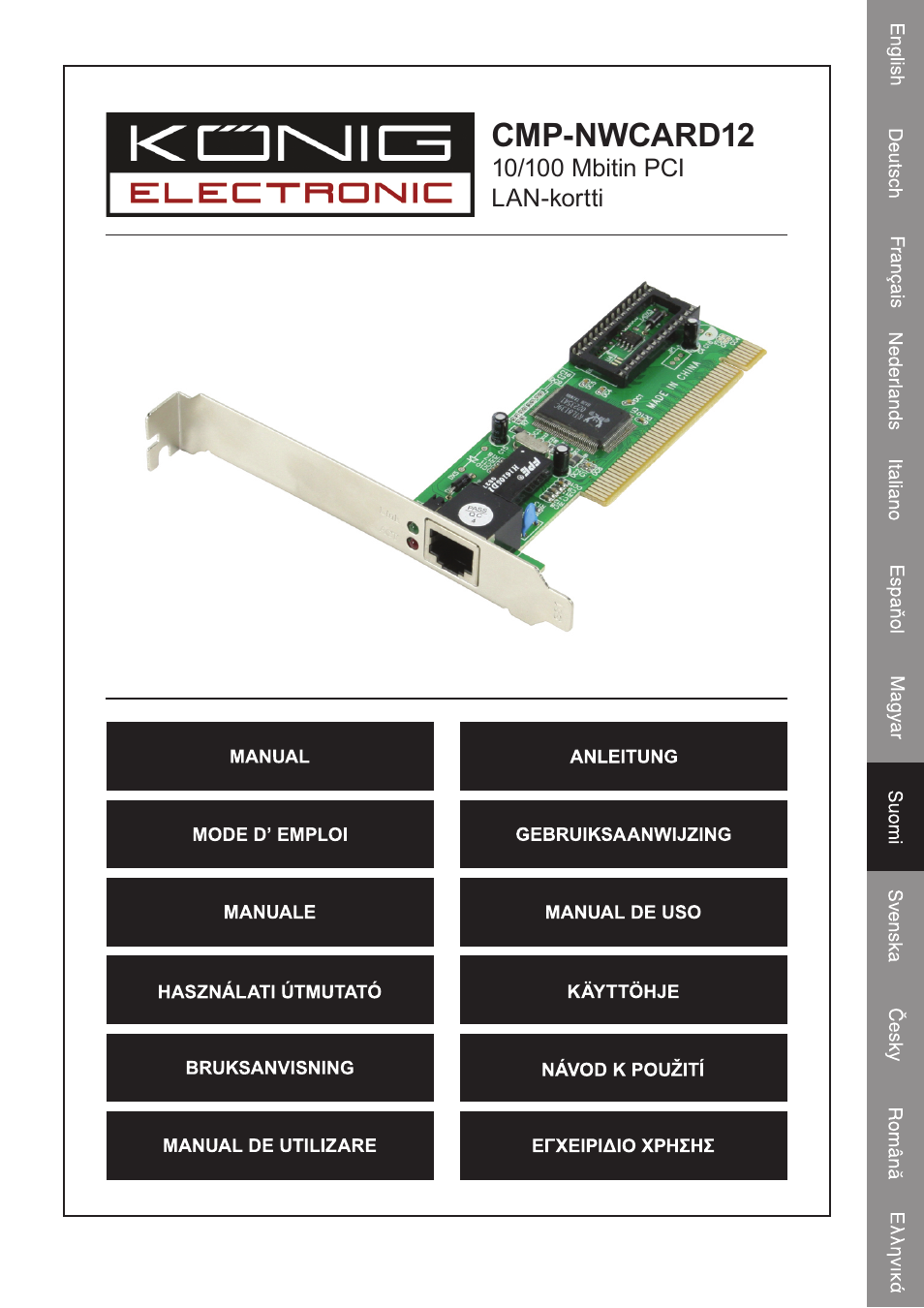 Cmp-nwcard12 | Konig Electronic PCI network card 10/100 Mbps User Manual | Page 29 / 48