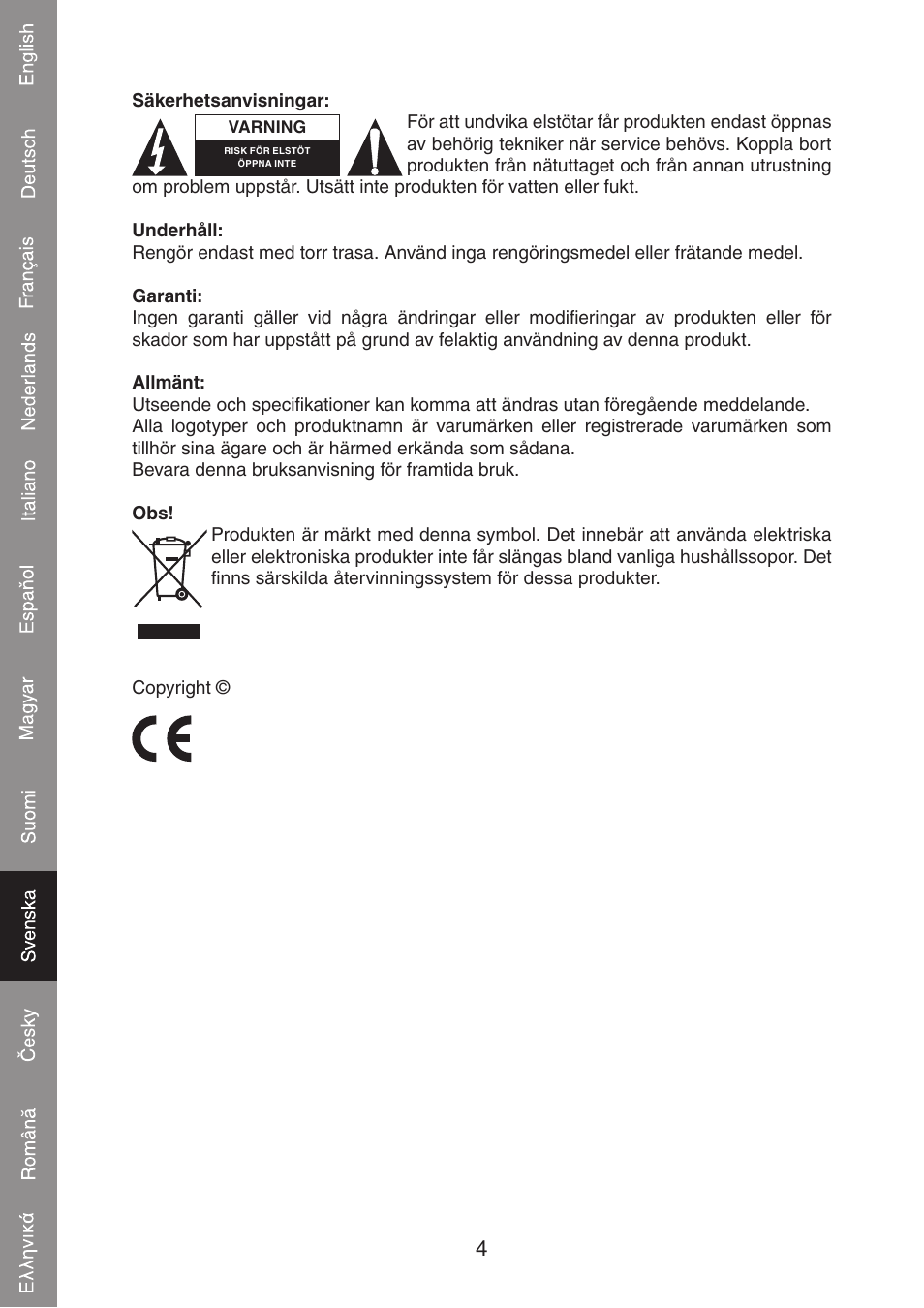 Konig Electronic PCI network card 10/100 Mbps User Manual | Page 36 / 48