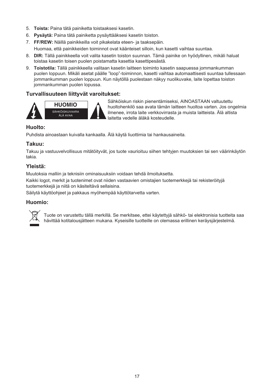 Konig Electronic Cassette - MP3 converter User Manual | Page 17 / 30