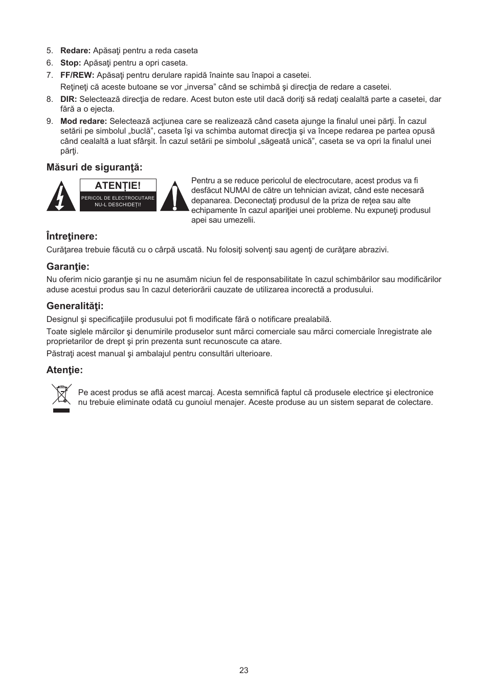 Konig Electronic Cassette - MP3 converter User Manual | Page 23 / 30